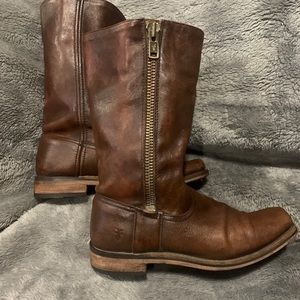 Frye brown leather boots